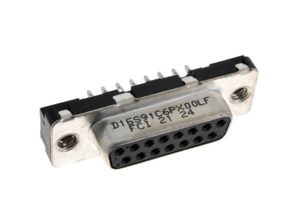 FCI D15S91C6PX00LF D-SUB stiftkontakt 1 st i tray