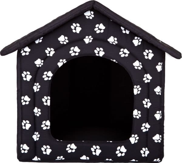 Hobbydog bädd "Buda w lapki" - svart R4