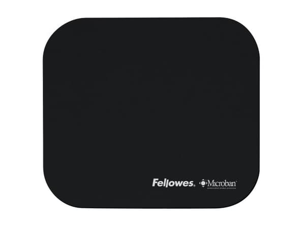 Fellowes Mouse Pad with Microban Protection - Musematte - svart