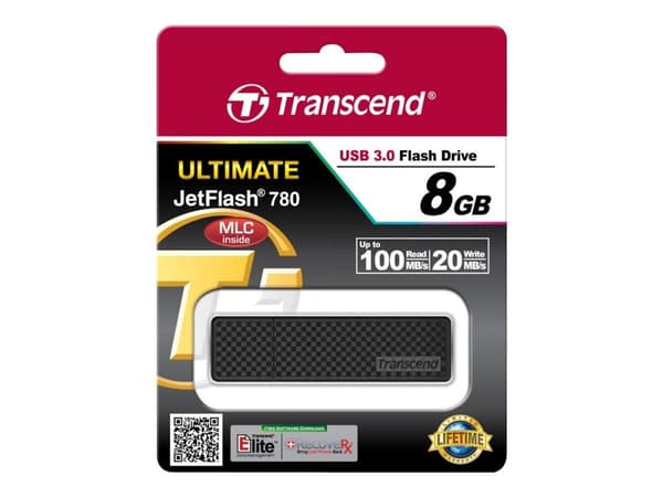 Transcend JetFlash 780 - USB-flashstasjon - 8 GB - USB 3.0