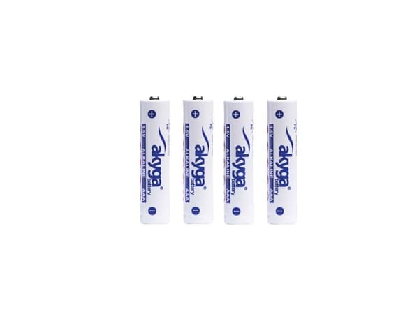 Akyga - Batteri - 1,5V 4 x AAA / LR03 - Alkalisk - 1300 mAh
