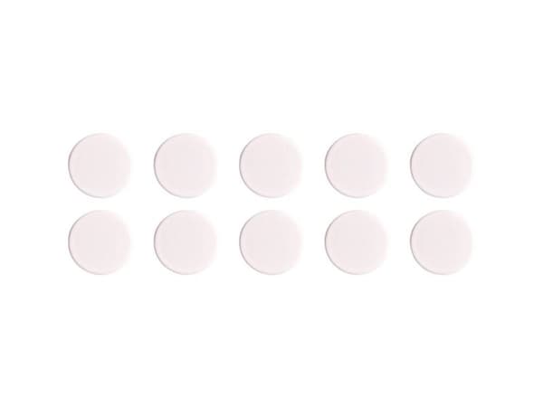 magnetoplan Magnet Basic Series (Ø) 24 mm rund Vit 10 st 1862400