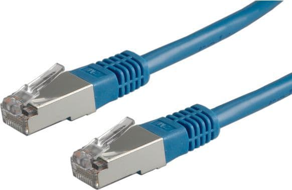 ROLINE S/FTP (PiMF) Patch Cord Cat.6, blue 3.0m, Blå, 100 O, 3 mm