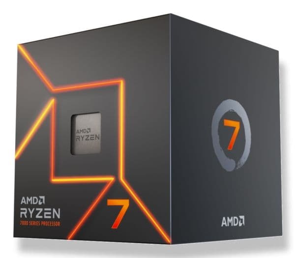 AMD Ryzen 7 7700 - 3.8 GHz - 8-core - 16 tråder - 32 MB cache - Socket AM5 - Boks