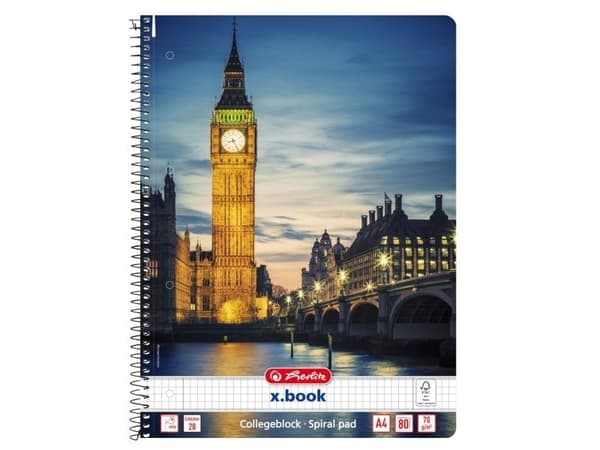 Herlitz 11086204, Multifärg, A4, 80 ark, 70 g/m ^, Universal