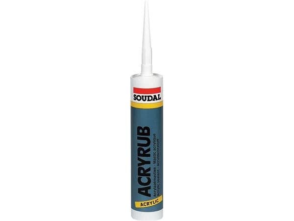 Fogmassa Acryrub grå 310 ml patron plasto-elastisk 1-komponent