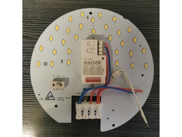Ocus PCB halvmask on/off, CCT, med mikrovågssensor, 4-polig plint