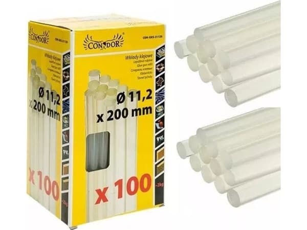 Drel limstift 11,2 mm x 200 mm transparent