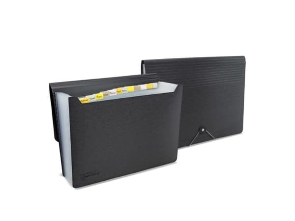 RAPESCO® A4 13-roms sort ekspanderende fil
