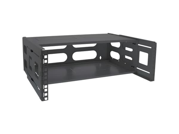 InLine 19104B, Väggmonterad rack, 4U, 5,1 kg, Svart
