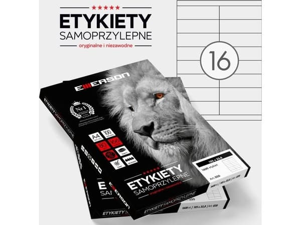 Emerson Label 105x33,8 (eta4105x338w)