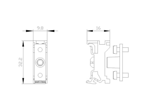 Siemens 3SU1900-0HM10-0AA0 Dæksel 1 stk