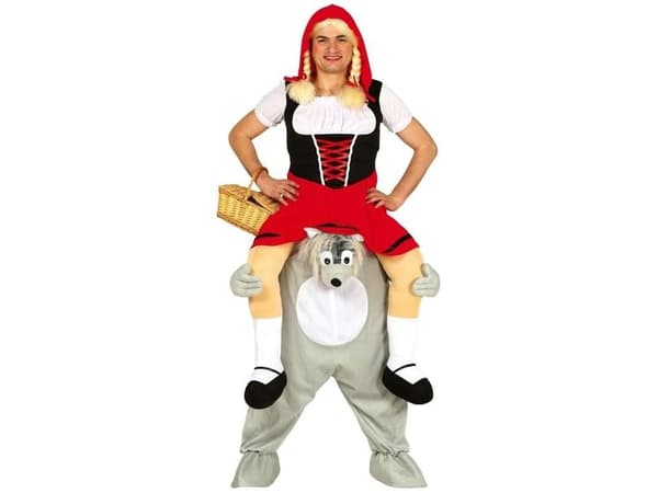 Rødhætte og ulven piggy back