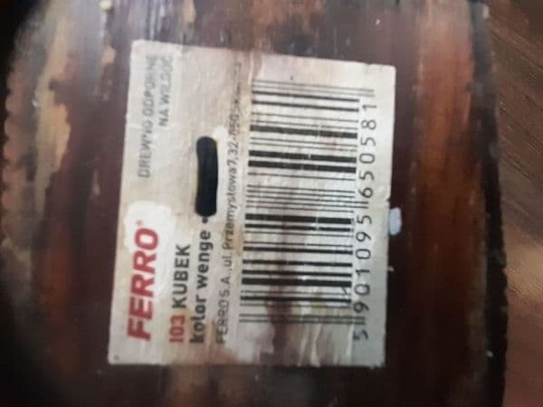 Ferro I03 kopp i tre/ wenge