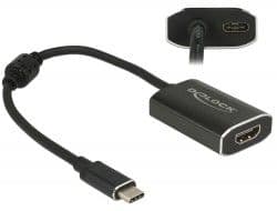Delock - Ekstern videoadapter - VL100 - USB-C - HDMI - mørk grå - løsvekt