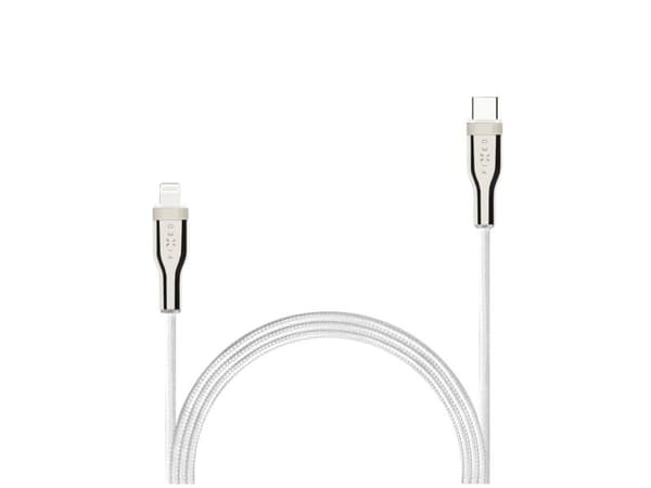 FIXED FIXDB-CL05-WH, 0,5 m, USB C, USB C/Lightning, USB 2.0, 4,8 Gbit/s, Vit