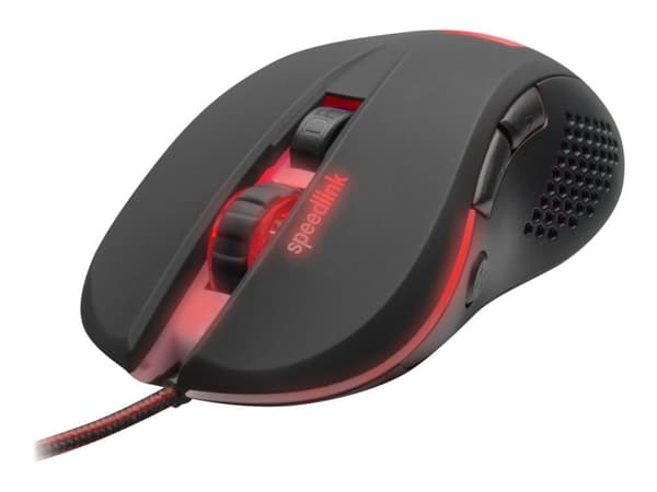 SPEEDLINK TORN, Molempikätinen, USB A-tyyppi, 3200 DPI, Musta