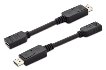 Adapter Displayport Value til HDMI, 15 cm