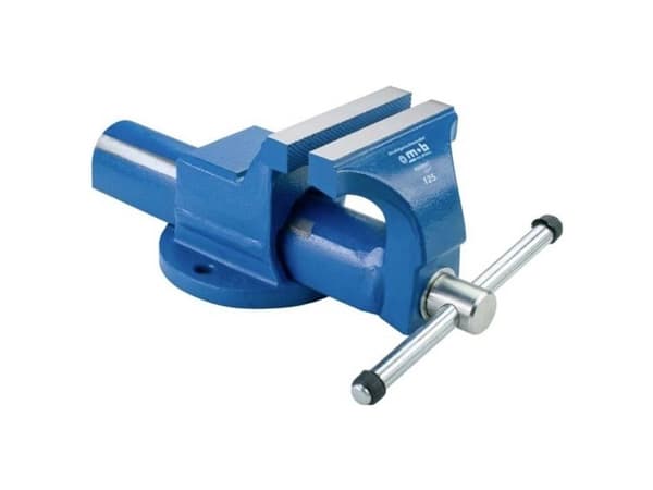 Durlach skruvstäd 125 mm - Magnat Basic, stor spännbredd (160 mm)
