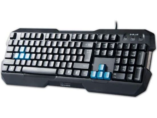 E-Blue Polygon-tangentbord, inga data (EKM075BK)