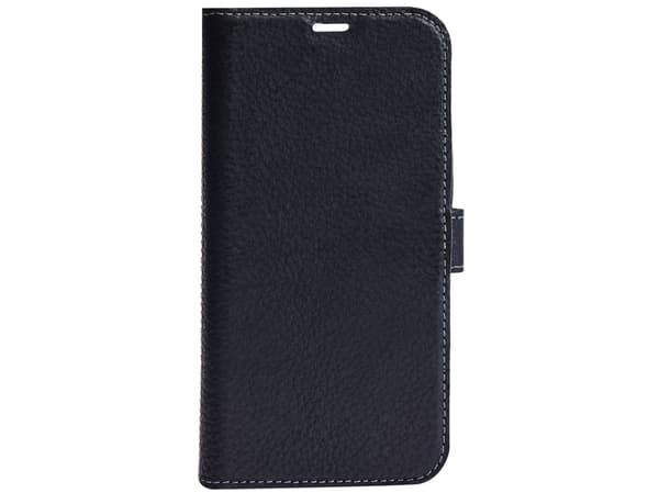 iPhone 12 mini leather wallet, detachable, Black