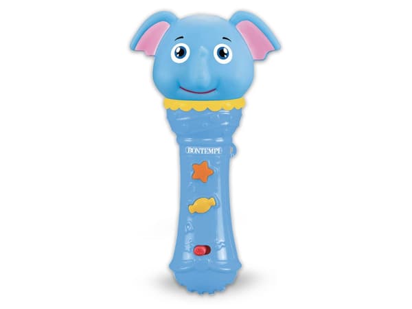 Bontempi My first Microphone with light and sound effects, Leksaksmikrofon, 2 År, AAA, Multifärg