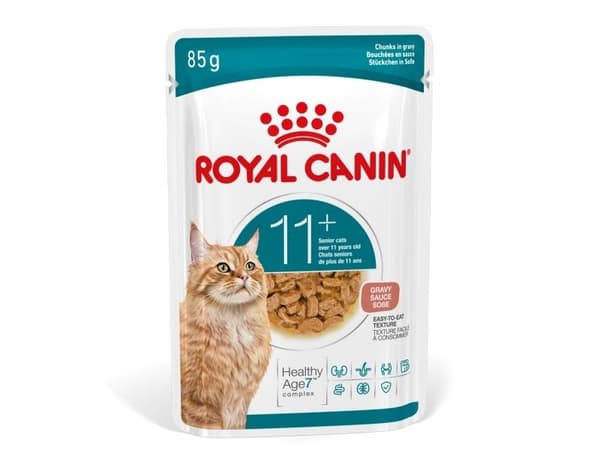 Royal Canin Ageing 11+ stykker i sovs vådfoder til kat - 12x85 g