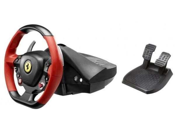 [OUTLET] - Thrustmaster Ferrari 458 Spider - Rat og pedalsæt - kabling - for Microsoft Xbox One