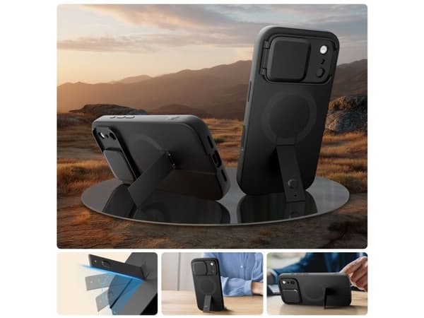 Tech-Protect Kevlar Aura MagSafe Case for iPhone 17 Pro - Black