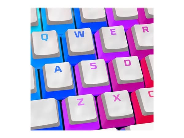 HyperX Pudding Keycaps - Keycap sett - transparent hvit