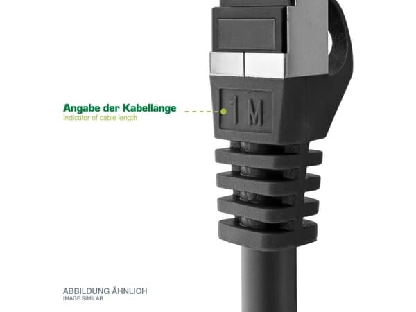 InLine 0.5m S-FTP Cat5e Crossover, 0,5 m, RJ-45, RJ-45, Grå