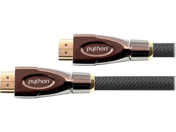 Python HDMI 2.0 60Hz OFC Nylon 2m musta