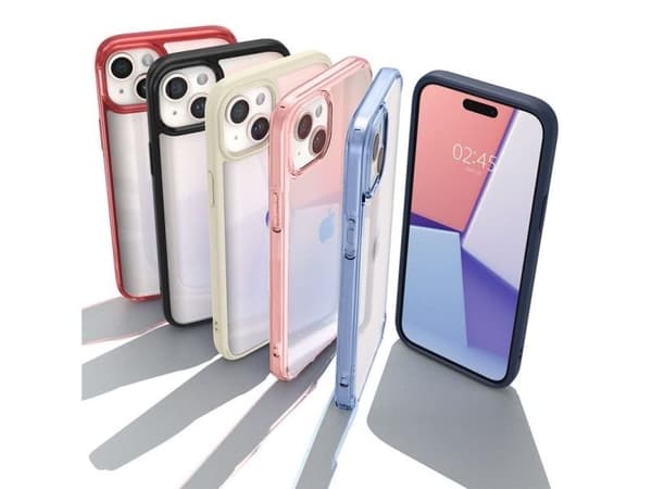 Spigen Crystal Hybrid, crystal clear - iPhone 15 Plus