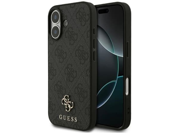 Guess 4G Small Classic Logo MagSafe case for iPhone 17 - black