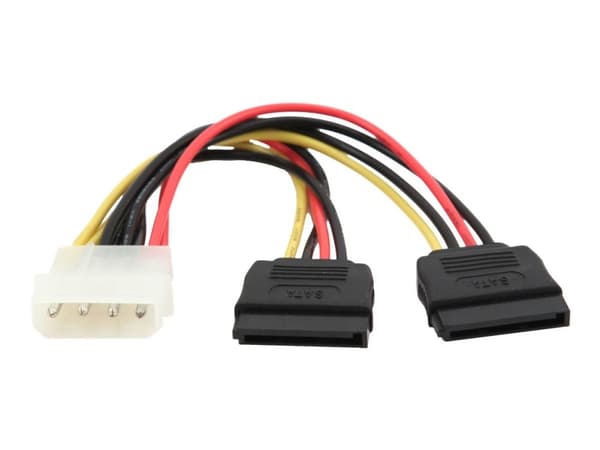 Gembird CC-SATA-PSY - Strømforsyningsadapter - SATA strøm (han) til 4-PIN intern strøm (han) - 15 cm