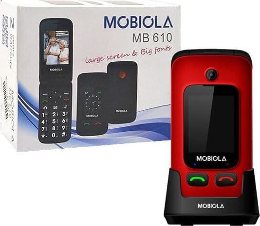 Mobiola MB610 Dual SIM matkapuhelin Punainen