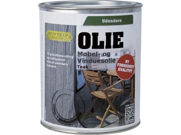 Trip Trap Møbel- og vinduesolie, teak