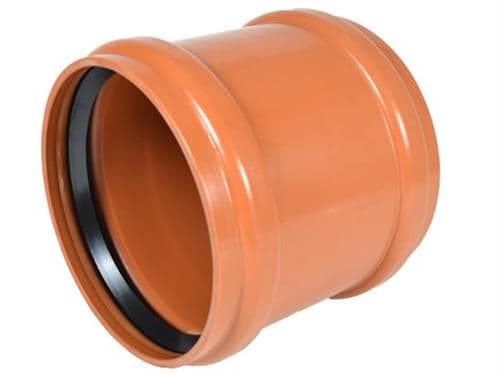 Uponor 250 mm PVC-kloakdobbeltmuffe