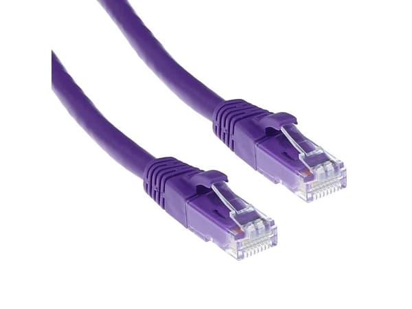 Patchkabel U/UTP CAT6A 2 m snagless med RJ45-kontakter
