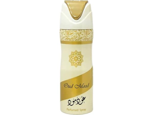 Lattafa Oud Mood Perfumed Deodorant Spray 6.67 Ounce