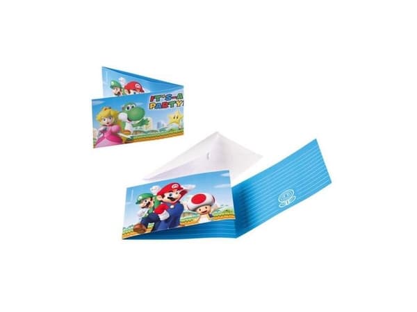 Super Mario-invitasjoner