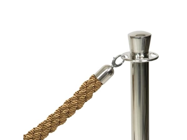 Securit CLASSIC CHROME sperresett med 2 stolper og 1 bronsetau