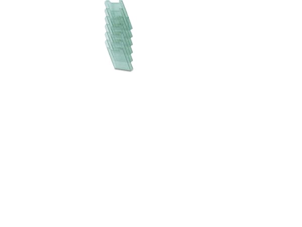 Skråfag Exacompta 6-skråfag transparent