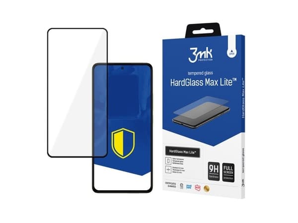 3mk HardGlass Max Lite Black for Redmi Note 14 PRO/14 PRO+ 5G