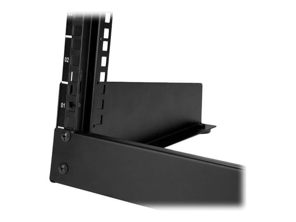 Startech 8U Open Frame Network Rack - 19" 2 Post Free Standing Desktop Rack for Computer, AV, Media, IT, Data & Server Room Equipment (RK8OD) - Rac...