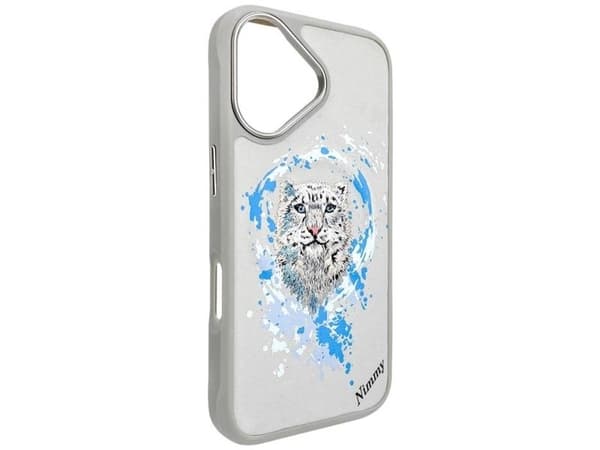 Nimmy Pantera MagSafe-etuiet til iPhone 16 - lys grå