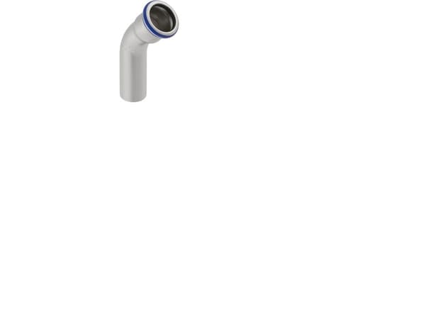GEBERIT böj 45 grader rostfri 76,1 mm muff/nippel mapress