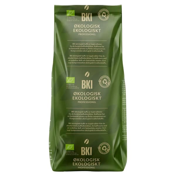 Kaffe BKI Økologisk 500g/pose - (16 poser)