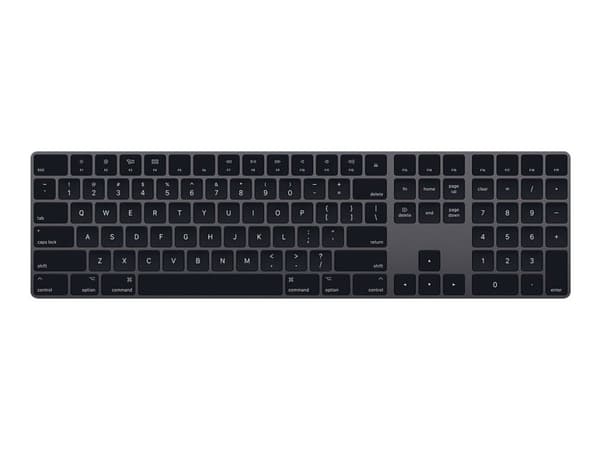 Apple Magic Keyboard, Full-size (100%), Langaton, Bluetooth, Kalvokytkin, QWERTY, Harmaa