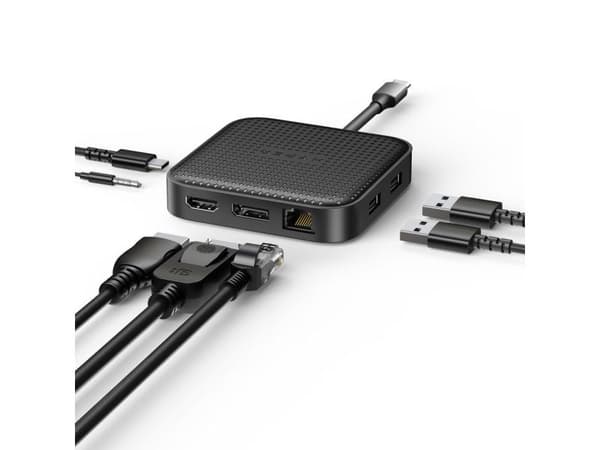 HyperDrive Mobile Dock - Telakointiasema - USB4 - HDMI, DP - GigE